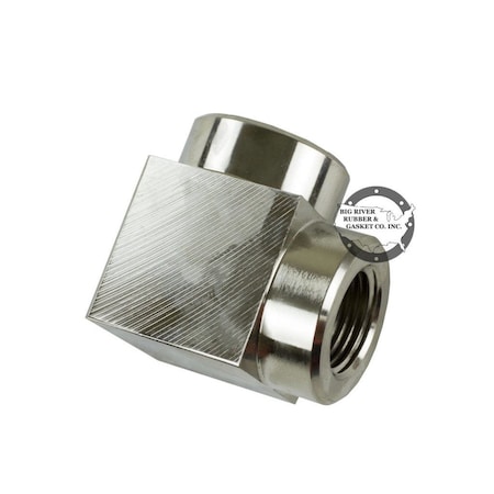 Bva Hydraulics 2 Way 90 Degree Connector Elbow, 38 In To, FT107 FT107